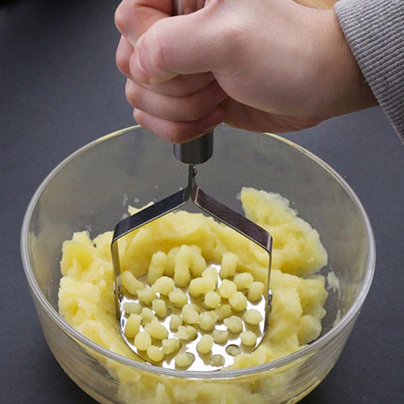 1PC/Home Kitchen Small Tools, Creative Mud Press, Mashing Machine, Mud Juice Machine, Stainless Steel Potato Crusher