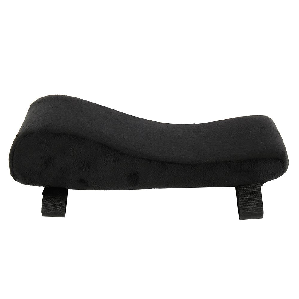 Office Chair Armrest Pads Black Curved Armrest Cushion Soft Elbow Pillow Universal Gaming Chair Wheelchair Armrest Elbow Cushion