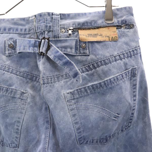 Neil Barrett Made In Italy Long Pants 30 Blue Button Fly Men's Used