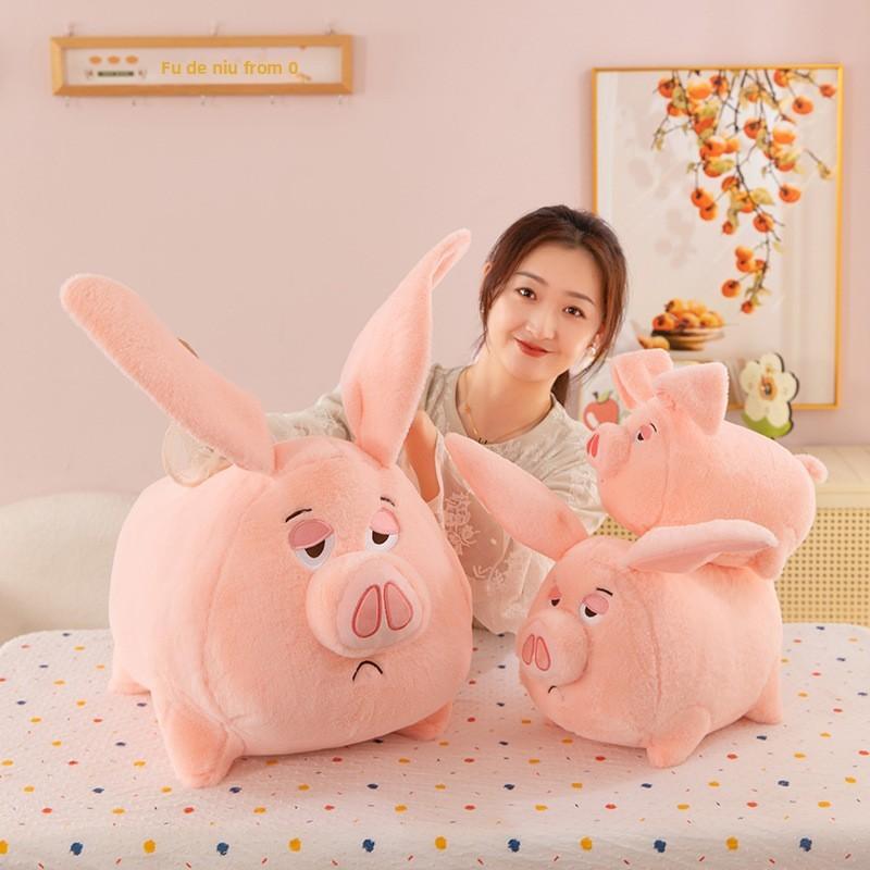 Cartoon Pink Pig Plush Toy Simulation Animal Doll  Birthday Gift Decoration Home