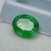 Natural Green Emerald Loose Gemstone 7 ct Oval Cut for Jewelry Making and Gem Collections
