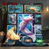 Axolotl Diversity Frames 2D Flat Pattern Flannel Blanket, High Quality All Seasons, Home Decor, Warmth and Comfort, Perfect for Christmas Gifts.