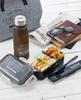 Skater Antibacterial Soft Serving Lunch Large Capacity Made In PFLW9AG Ag+ Two-Tier Box, 850ml, Brooklyn, Japan,