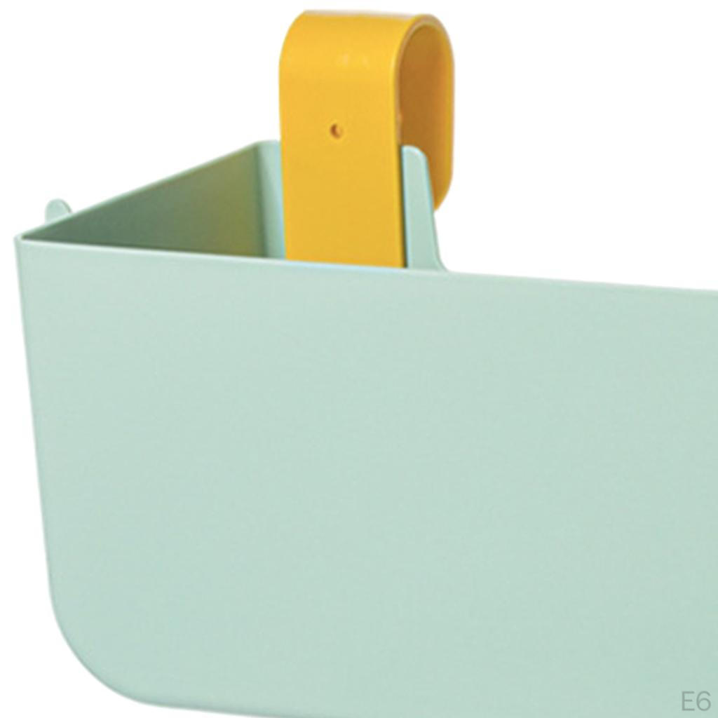 Bedside Hanging Storage Organizer with Hooks for Dorm Room Essentials