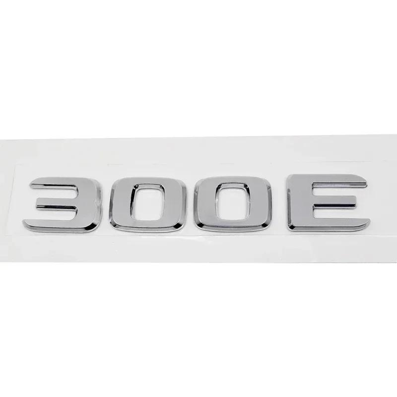 3D ABS Zadní kufr auta Písmenný znak Číslo karoserie Znak Samolepka pro Mercedes Benz 230E 300E 300SEL 300SE 500SEL 560SEL 600SEL