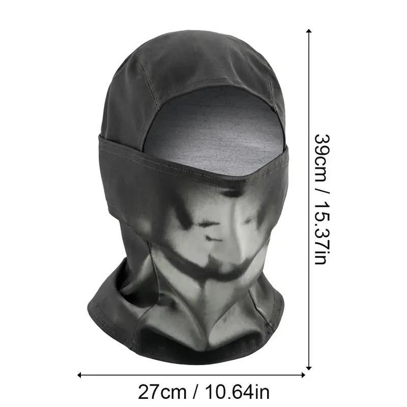 Heat Reactive Balaclava Temperature Sensitive Color Change Ski Mask Full Head Wrap Motorcycle For Hiking Cycling Women Men
