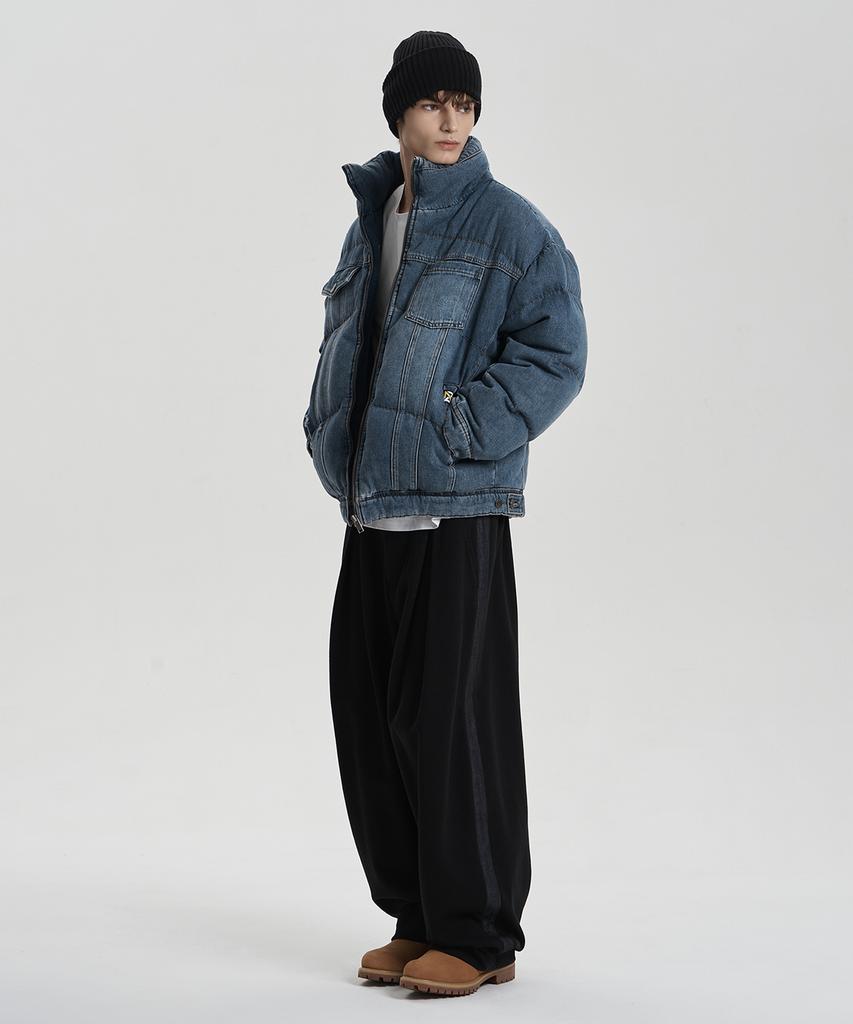 Jenyujeu Wide Elastic Track Pants - Black