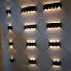 Up Down LED Wall Sconce Modern Black Wall Mount Light 1PC for Indoor Outdoor Home Hotel Hallway Decoration
