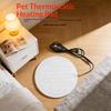 5V Electric Heating Pad 20cm Round Warmer 3 Modes Adjustable Temperature Heat Pad For Keeping Clothing & Pets Warm with USB Plug