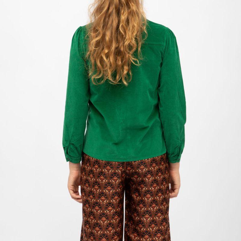 Blouse velours col mao blondie Femme LA PETITE ETOILE