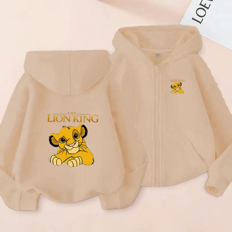 Kids Cardigan Hoodie Zipper Style Sweatshirt Girl Boy 3-12Y Leisure Fashion Long Sleeves Coat Clothes Anime Film Print Loose Top