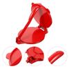 Tortilla Press Tortilla Maker Homemade Tortilla Pie Heat-Resistant Dish Heavy Duty Corn Tortilla Press Kitchen Gadget Baking Kitchen Cafe Use (Red)
