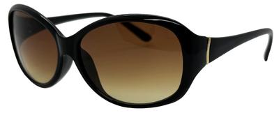 Az Sunglasses Blue Near Infrared Protection Sunglasses IRUV Lens Half [FaceTrick Label] UV, Light, Women's Black/Brown AZIR3107-1BH
