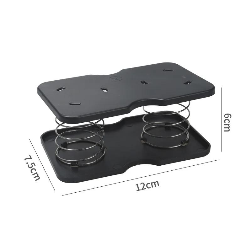 

Tissue Box Tissue Dispenser Spring Automatic Lift Spring Loaded Tissue Box Office Home Kitchen Toilet Bracket Kitchen Organizer чёрный