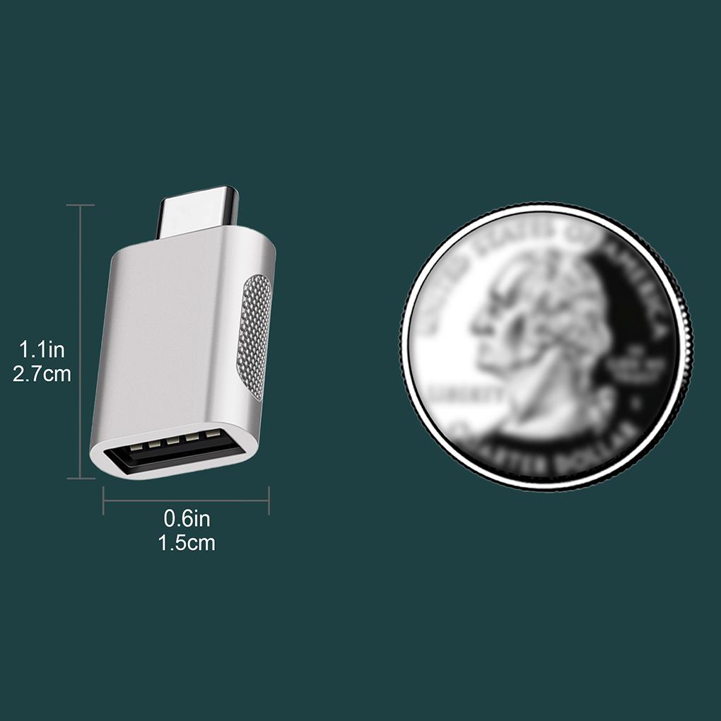 Typ C auf USB 3.0 Adapter Buchse auf Stecker Schnelllader Universeller Verschleißfester Multifunktionaler Konverter für Telefon PC