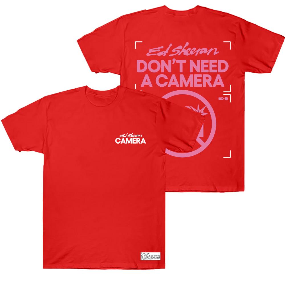 Ed Sheeran Don’t Need A Camera T-Shirts Men Clothing High Street New Top Tees Unisex Cotton T Shirts Short Sleeve Round Neck Y2K