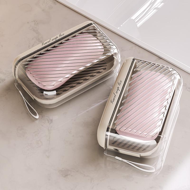 Travel Soap Case: High-Grade, Light Luxury, Sealed with Lid, Draining, Mini Soap Storage Box