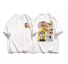 2026 Summer Comic Form Crayon Shinchan Image 100 Cotton Printed Oversize Casual Tshirt Adult Children Parentchild Top y2k