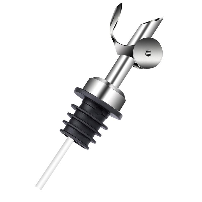 New Oil Bottle Stopper Lock Plug Seal Leak-proof Food Grade Rubber Nozzle Sprayer Liquor Dispenser Wine Pourer Kitchen Bar Tools