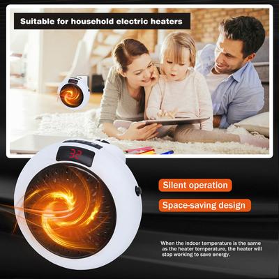 900W Smart Remote Control Home Electric Heater Portable Room Heater With Adjustable Thermostat Small Heaters