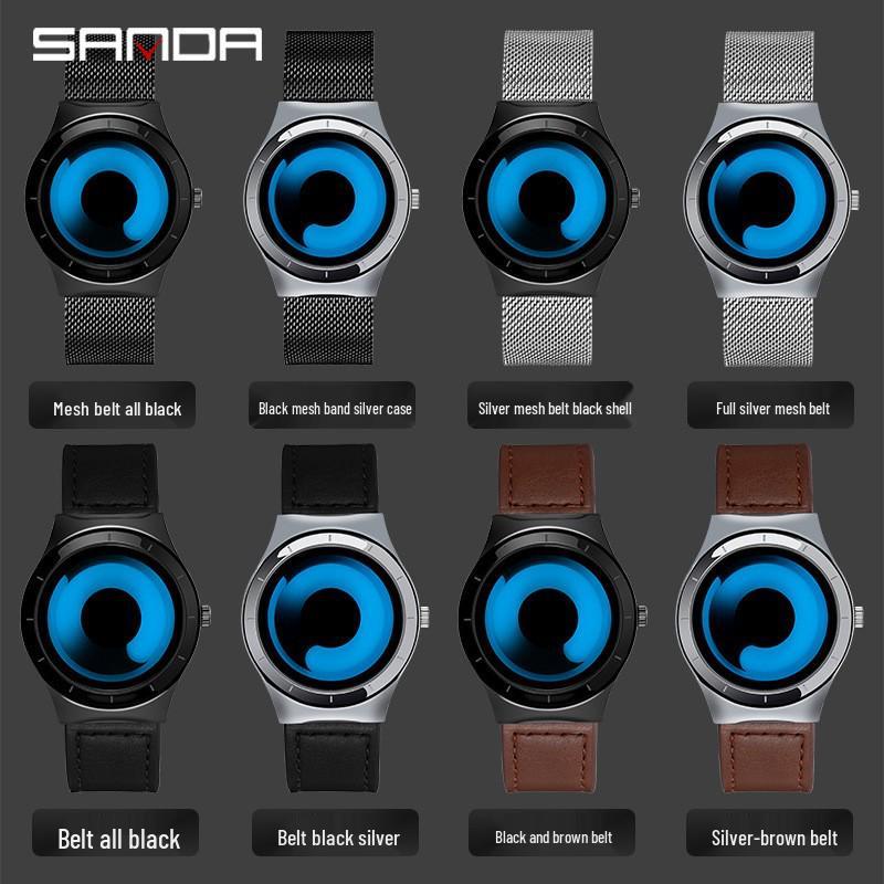 Sanda Universal Luxury Quartz Waterproof Watch for Business and Commuting - High-End Couple's Wristwatch