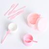 100 Pieces/box Cosmetic Spatulas Scoop Face Cream Mask Mud Mixing Plastic Spoon Beauty DIY Tools Eyes Facial Makeup Applicator