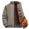 Men's Relaxed-Fit Casual Workwear Baseball Jacket Long-Sleeve Outerwear