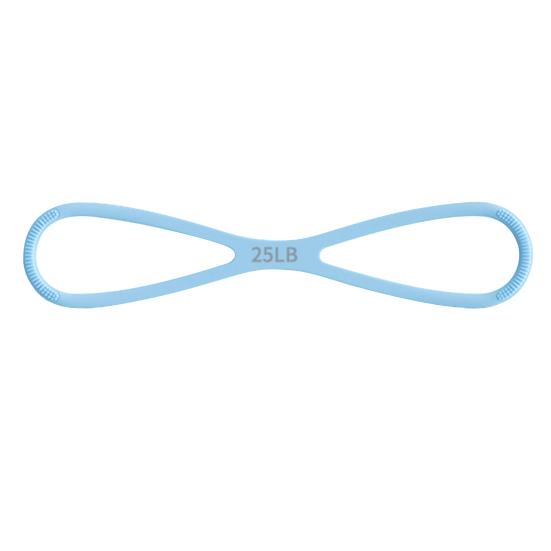 Figure 8 Exercise Resistance Band Arm Shoulder Stretch Strength Training Fitness Elastic Strap 15/25/35Lbs Men Women Anti-slip Silicone Tension Rope