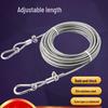 Stainless Steel Clothesline: Outdoor Non-slip, Plastic-coated Wire Rope for Clothes and Quilt Drying.