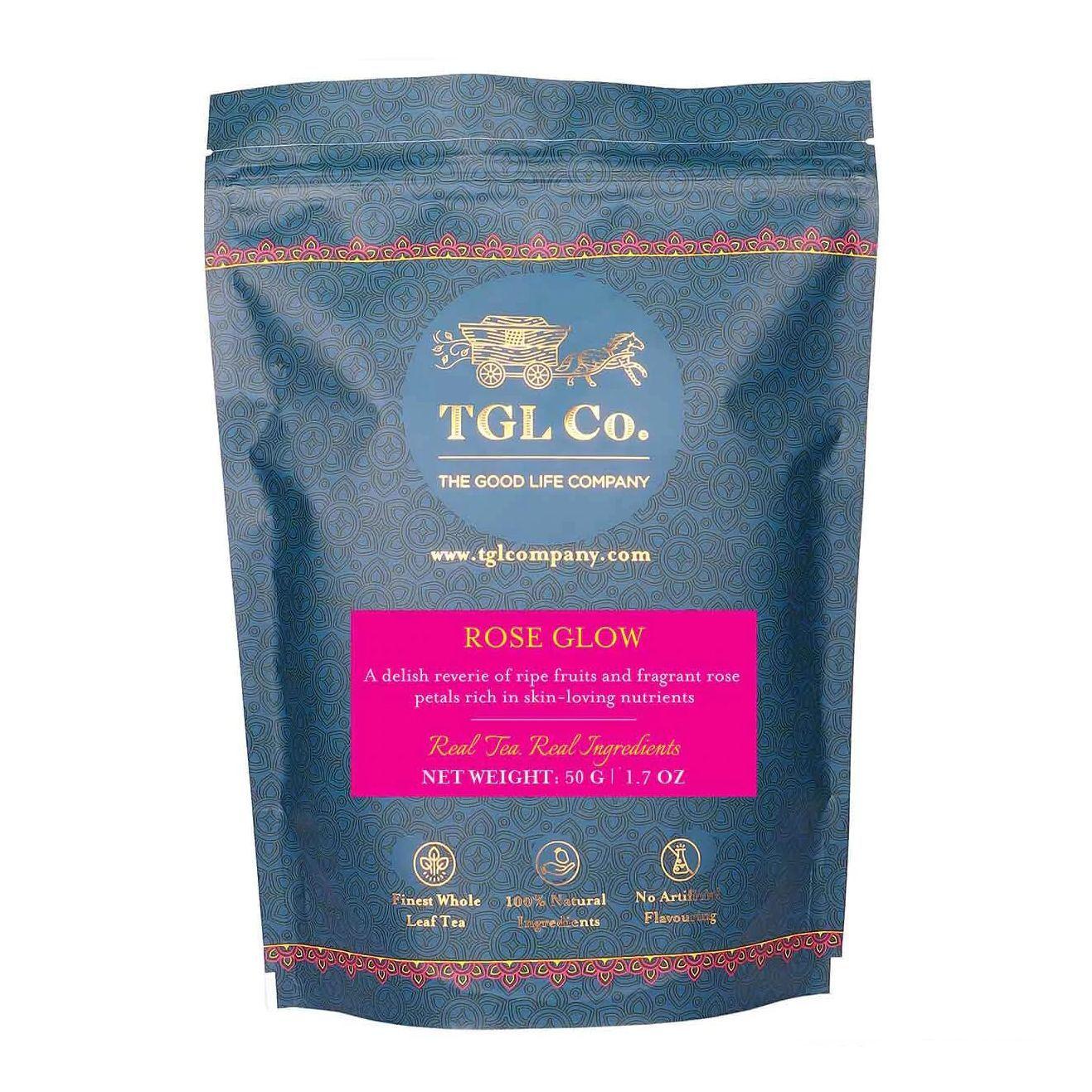 

Черный чай с Розой для сияния кожи (50 г), Rose Glow Tea, TGL Co.