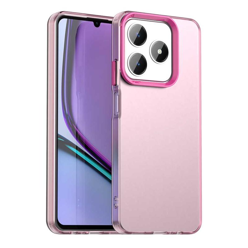 Anti-Drop Candy Color Phone Case For Realme C61 Matte Transparent Full Back Case For Realme C61 C63 Cover For Realme C61 Case