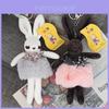 Plush Bunny Keychain With Soft Pp Cotton Filling Perfect For Girls And Gift Giving