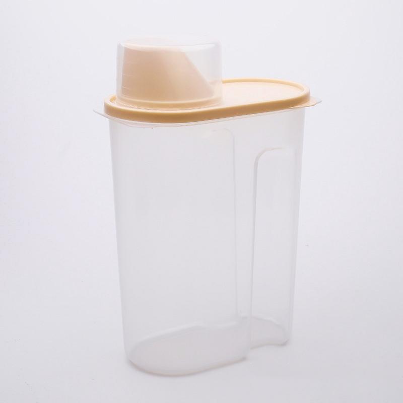 Large Kitchen Grain Storage Tank Food Dry Goods Storage Box Plastic Sealed Waterproof Grain Clear Coarse Cereal Container