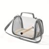 1Pc Outdoor Gray Plastic Portable Bag Small Bird Takeaway Bird Cage for Small Birds Pigeons Lizards Travel Takeaway