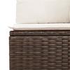 VidaXL Garden Lounge Set with Cushions 10 Pcs, Patio Sofas, Furniture Set, Outdoor Terrace Furniture, Brown 3223072