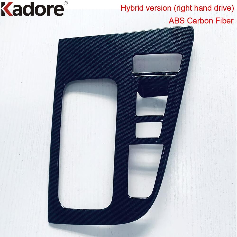 For Toyota Noah VOXY 90 -2024 2025 2026 Carbon Fiber Car Center Console Gear Shift Box Panel Cover Trim Interior Accessories