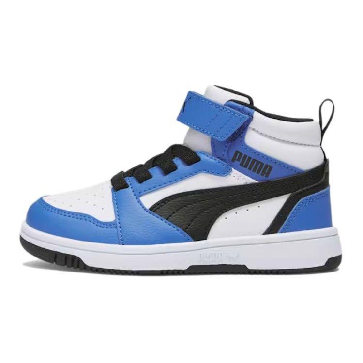Puma Rebound Mid Kids Sneakers Kids Sneakers White Blue 393832-06