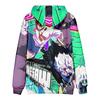 DAN DA DAN Anime Hoodie Tie Dye Hoodie Streetwear Cartoon Printed Hooded Sweatshirt Men Women Cosplay Sports Pullovers