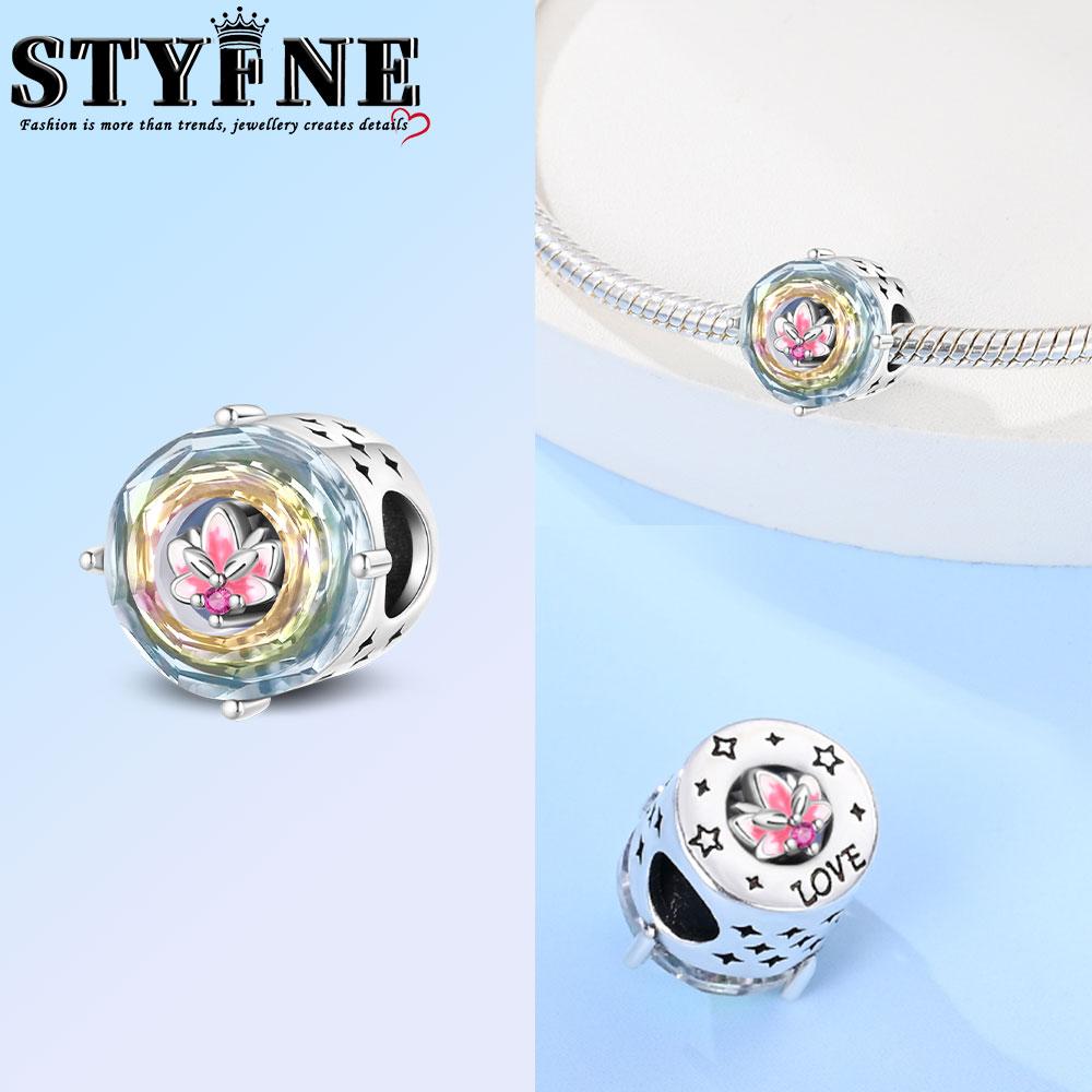 Real Copper Multicolor Sunflower Theme Four-Leaf Crust Charm Original Bracelet For Jewelry Making For Women Diy Gift