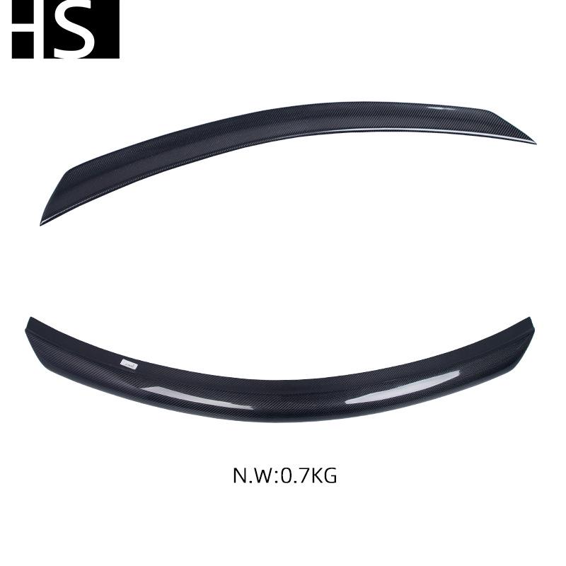 Compatible Mercedes-Benz E-Class W212 (2010-2016) V-Style Carbon Fiber Rear Spoiler