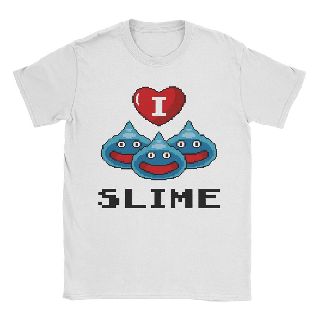Unisex Women New Arrival Dragon Quest slime  Tee T Shirt Cotton  Tshirts Clothes
