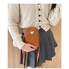 Rhombus Small Bag Women's New Korean Version Mobile Phone Bag Embroidered Butterfly Messenger Bag