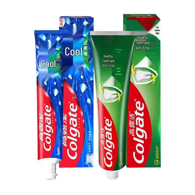 Colgate Fresh Mint & Cavity Protection Toothpaste Bundle