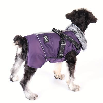 Hundebekleidungsweste mit reflektierendem Streifen, warmer und bequemer Mantel für den Winter, geeignet für Outdoor-Aktivitäten