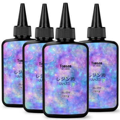 Rășină Lichidă Tomsem Compatibilă UV/LED 400g Transparență Ridicată Reumplere Capacitate Mare Tip Dur Rășină Lichidă pentru Meșteșuguri DIY Decorațiuni - Turnare & Acoperire