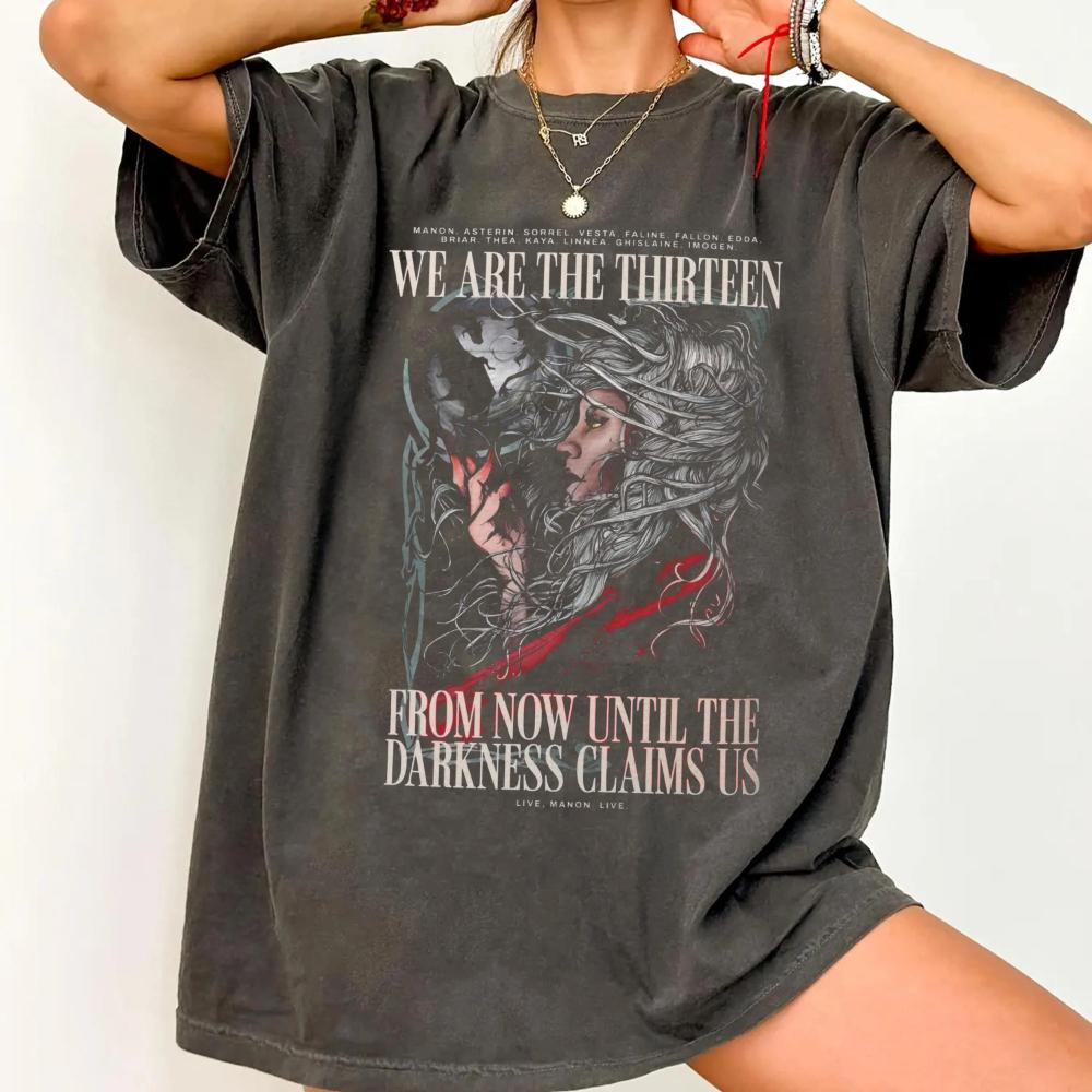 

The Thirteen Shirt Throne of Glass TShirt Unisexon Blackbeak Ironteeth Witches Dorian Haviliard SJM Merch Terrasen Bookish S