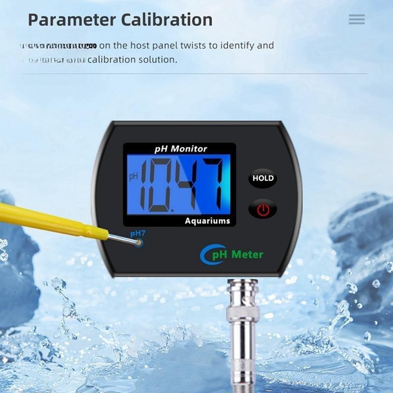 Digital Water Quality Analyzer PH Meter Aquarium Drinking Water Online PH Monitor Professional Accurate Water Quality Tester