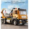1/32 Scale Mixer Truck Alloy Car Model Diecasts Metal Toy Large Concrete Cement Truck Excavator Car Model With Sound And Light Collection Kids