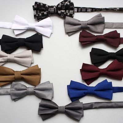 Einfache einfarbige Anzugfliege, Trauzeugen-Hochzeitsfliege, Herrenanzugkragen