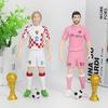 13cm 8 Stück/Set Das Fußballmodell Puppen Cartoon Niedliche Actionfigur Auto Zubehör Fußballfans Geschenke